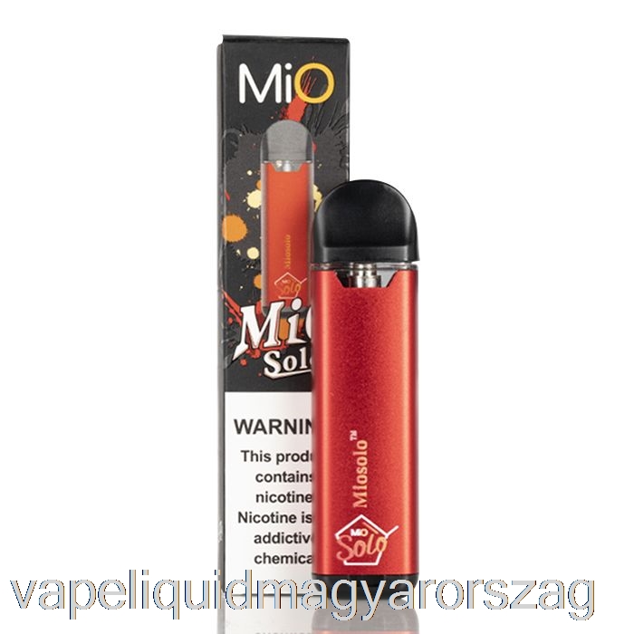 Mio Solo újratölthető Készülék Piros Vape Folyadék